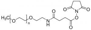 O-[(N-Succinimidyl)succinyl-aminoethyl]-O-methylpolyethylene glycol 2000 
