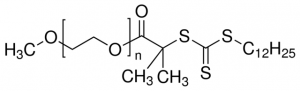 Poly(ethylene glycol) methyl ether 2-(dodecylthiocarbonothioylthio)-2-methylpropionate 740705-1G