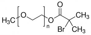 Poly(ethylene glycol) methyl ether 2-bromoisobutyrate 