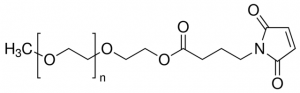 Poly(ethylene glycol) methyl ether maleimide 