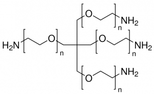 Poly(ethylene oxide), 4-arm, amine terminated 