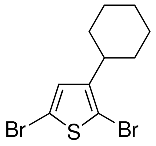2,5-Dibromo-3-cyclohexylthiophene 