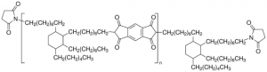 2-[8-(3-Hexyl-2,6-dioctylcyclohexyl)octyl]pyromellitic diimide oligomer, maleimide terminated, lower viscosity 755796-25G
