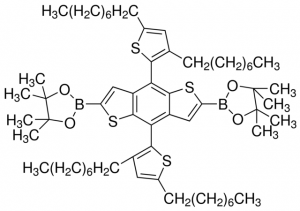 4,8-Bis(3,5-dioctyl-2-thienyl)-2,6-bis(4,4,5,5-tetramethyl-1,3,2-dioxaborolan-2-yl)benzo[1,2-b:4,5-b]dithiophene 900765-500MG