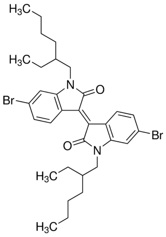 6-bromo-3-[6-bromo-1-(2-ethylhexyl)-1,2-dihydro-2-oxo-3H-indol-3-ylidene]-1-(2-ethylhexyl)-1,3-dihydro-2H-indol-2-one 804878-1G