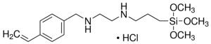 N-[3-(Trimethoxysilyl)propyl]-N-(4-vinylbenzyl)ethylenediamine hydrochloride solution 