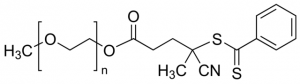 Poly(ethylene glycol) 4-cyano-4-(phenylcarbonothioylthio)pentanoate 764930-1G
