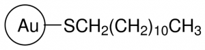 Dodecanethiol functionalized gold nanoparticles 660434-5ML