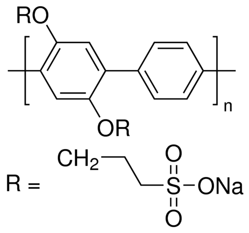 Poly(2,5-bis(3-sulfonatopropoxy)-1,4-phenylene, disodium salt-alt-1,4-phenylene) 659223-500MG