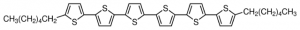 5,5-Dihexyl-2,2:5,2:5,2:5,2:5,2-sexithiophene 