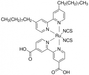 cis-Bis(isothiocyanato)(2,2-bipyridyl-4,4-dicarboxylato)(4,4-di-nonyl-2-bipyridyl)ruthenium(II) 