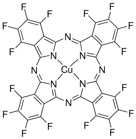 Copper(II) 1,2,3,4,8,9,10,11,15,16,17,18,22,23,24,25-hexadecafluoro-29H,31H-phthalocyanine 