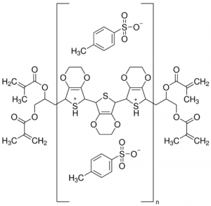 Poly(3,4-ethylenedioxythiophene), tetramethacrylate end-capped solution 649813-25G
