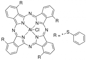 Aluminum 1,8,15,22-tetrakis(phenylthio)-29H,31H-phthalocyanine chloride 