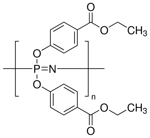 Poly(bis(4-(ethoxycarbonyl)phenoxy)phosphazene) 