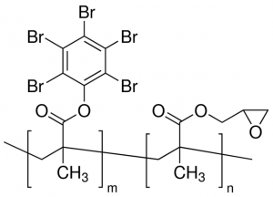 Poly(pentabromophenyl methacrylate-co-glycidyl methacrylate) 
