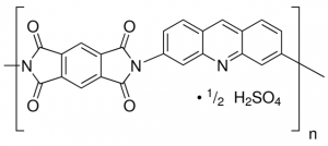 Poly(pyromellitic dianhydride-alt-3,6-diaminoacridine hemisulfate) 
