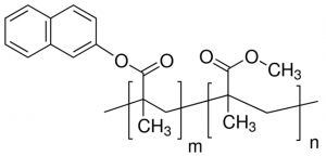 Poly[(methyl methacrylate)-co-(2-naphthyl methacrylate)] 