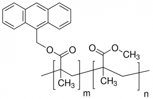 Poly[(methyl methacrylate)-co-(9-anthracenylmethyl methacrylate)] 