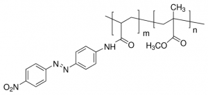 Poly[(methyl methacrylate)-co-(Disperse Orange 3 acrylamide)] 