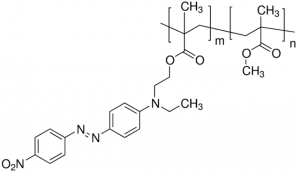 Poly[(methyl methacrylate)-co-(Disperse Red 1 methacrylate)] 