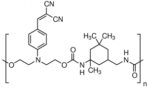 Poly[4-(2,2-dicyanovinyl)-N-bis(hydroxyethyl)aniline-alt-(isophoronediisocyanate)]urethane 