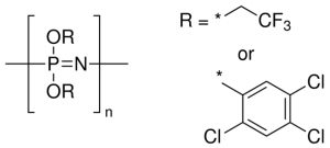 Poly[bis(alkoxy)(aryloxy)phosphazene], 2,2,2-trifluoroethoxy, 2,4,5-trichlorophenoxy substituted 673595-500MG