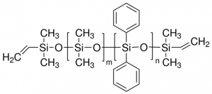 Poly(dimethylsiloxane-co-diphenylsiloxane), divinyl terminated 