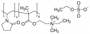 Poly[(2-ethyldimethylammonioethyl methacrylate ethyl sulfate)-co-(1-vinylpyrrolidone)] 
