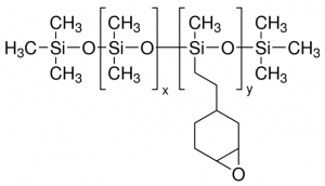 Poly[dimethylsiloxane-co-(2-(3,4-epoxycyclohexyl)ethyl)methylsiloxane] 
