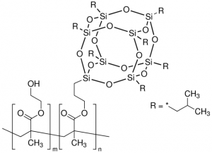 Poly[(propylmethacryl-heptaisobutyl-PSS)-co-hydroxyethyl methacrylate] 