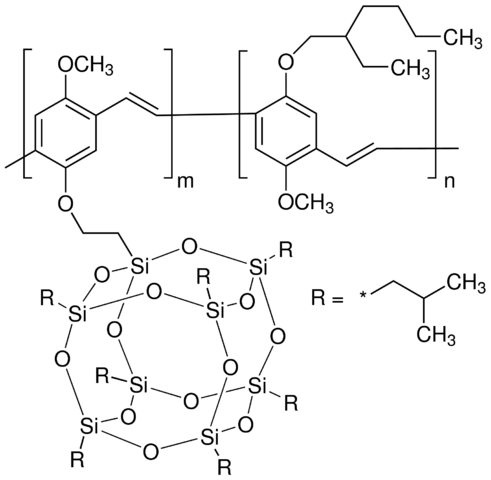 Poly[1-methoxy-4-(3-propyloxy-heptaisobutyl-PSS)-2,5-phenylenevinylene]-co-[1-methoxy-4-(2-ethylhexyloxy)-2, 5-phenylenevinylene] (30:70) 653284-1G
