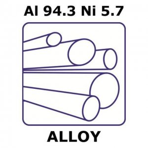 Aluminum-nickel alloy, Al94.3Ni5.7 GF00176600-1EA