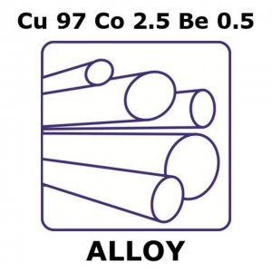 Copper-cobalt-beryllium alloy, Cu97Co2.5Be0.5 GF41235443-1EA