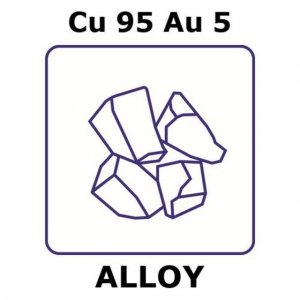 Copper-gold alloy, Cu95Au5 GF52509719-1EA