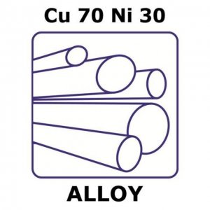 Copper-nickel alloy, Cu70Ni30 