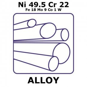 Hastelloy X alloy, Ni49.5Cr22Fe18Mo9Co1W GF02944256-1EA