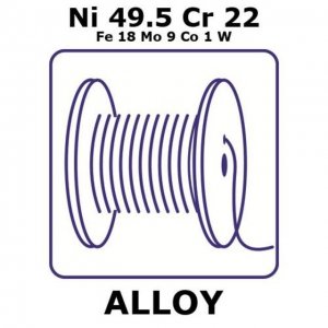 Hastelloy X alloy, Ni49.5Cr22Fe18Mo9Co1W GF20164261-1EA