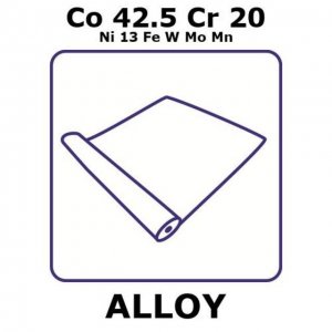 Havar - high-strength non-magnetic alloy, Co42.5Cr20Ni13FeWMoMn GF28635116-1EA