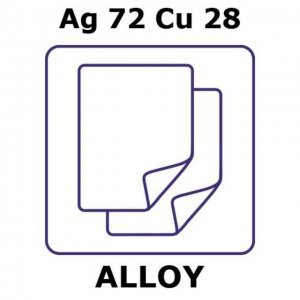 Silver-copper alloy, Ag72Cu28 GF31087526-1EA