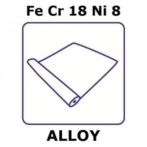 Stainless Steel - AISI 302 alloy, FeCr18Ni8 GF74922093-1EA