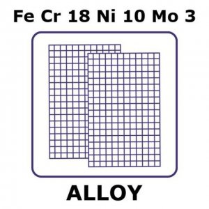 Stainless Steel - AISI 316 alloy, FeCr18Ni10Mo3 GF60776668-1EA