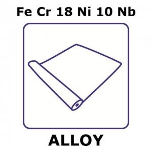 Stainless Steel - AISI 347 alloy, FeCr18Ni10Nb GF07920413-1EA