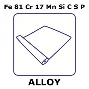 Stainless Steel - AISI 430 alloy, Fe81Cr17MnSiCSP GF02206482-1EA