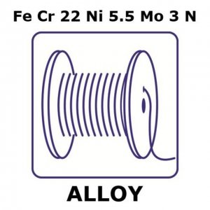 Stainless Steel - Duplex alloy, Fe69.5Cr22Ni5.5Mo3N GF07849097-1EA