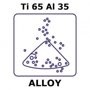 Titanium-aluminum alloy, Ti65Al35 GF49201433-1EA
