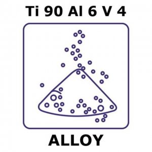 Titanium-aluminum-vanadium alloy, Ti90Al6V4 GF74920686-1EA