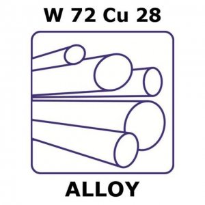 Tungsten-copper alloy, W72Cu28 GF22082655-1EA