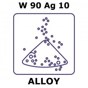 Tungsten-silver alloy, W90Ag10 GF46501411-1EA