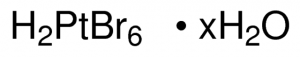 Hydrogen hexabromoplatinate(IV) hydrate 